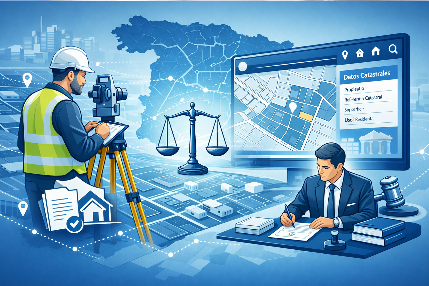 Seguridad jurídica y eficiencia económica: la alianza entre Catastro, Notariado y Topografía